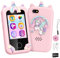 Grriopi Kids Phone, 6 7 8 Year Old Girl Gifts for 3-12 Year Olds Girl Toys Age 4 5 6 7 Toy Phone Kid Toys for Girls Unicorn Gift for Girls Birthday Presents Mobile Phones Easter Gifts for Kids Pink