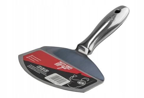 OLEJNIK J L PROFESSIONAL Rascador de cubos de una sola pieza Bucket Scoop - Completamente de acero inoxidable - Espátula de pintor - 160 mm