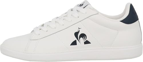 Le Coq Sportif Scarpe Courtset_2 da Uomo, Abito Bianco Ottico, Blu, 43 EU