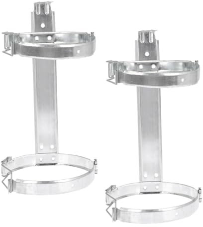 ANDRESLAD 2stücke Wandhalterung Feuerlöscher Aus Verzinktem Ohne Schrauben Platzsparende Einfache Montage Diebstahlsicherung Für Feuerlöscher Für Zuhause Und Pkw