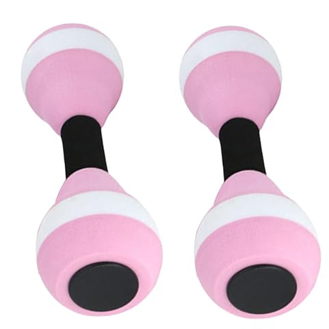 Exercise Dumbbells - 2pcs Aquatic Water Dumbbells | High-Density Dumbest Set Men | Soft Padded Water Weights For Pool Exercise | EVA Foam Dumbbell Set | Water Aqua Fitness Barbells For Strengthen
