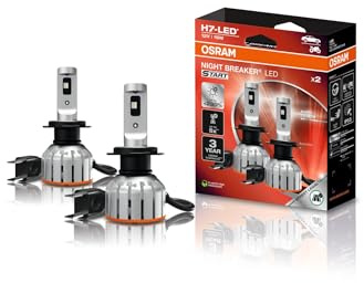 Osram NIGHT BREAKER LED START H7, LED-Fern- und Abblendlicht mit Straßenzulassung, bis zu 230% mehr Helligkeit, 6000 K, 12 V