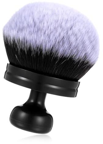 1 Stück Kabuki Makeup Pinsel Body Bronzer Brush Kabuki Pinsel Puderpinsel Groß Rouge Make-up Pinsels für Kabukis Synthetische Borsten Greifen Puder Gleichmäßig Puder