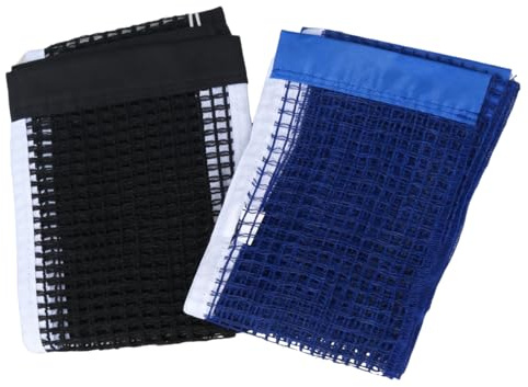 Rete da Ping Pong, 2 Pezzi, Rete da Tavolo di Ricambio, Accessorio da Allenamento, per Ping Pong Portatile Reti, Facili da Installare E Resistente, per Giochi all’Aperto E Interni, 180 x 15 cm