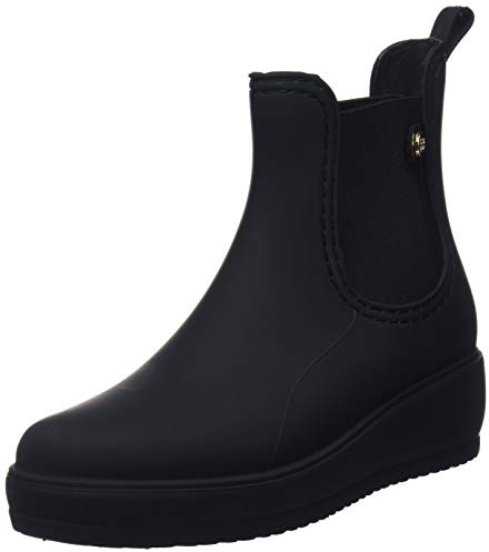 GIOSEPPO Botines de Agua Estilo Chelsea Negras para Mujer 45808