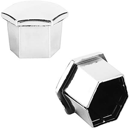 Cubierta de Llanta de Tuerca de Rueda ,20 Piezas Conveniente para Instalar Tapa de Tornillo de Tuerca de Rueda Plateada para 307 308 408 206 207