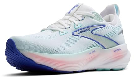 Brooks 1204341D110 Glycerin 22 Donna, White/Limpet Shell/Amparo Blue EU 37.5