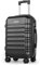 MoFut Handgepäck Koffer 20 Zoll, Hartschalenkoffer aus ABS, Trolley, Reisekoffer mit 4 Rollen, 3-stelliges Zahlenschloss, Aluminium-Teleskopstange (Set-M/L/XL) (41L, Schwarz)