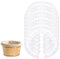 25 Pcs Transparent Pedicure Liners Disposable, Disposable Foot Tub Liner Portable Bath Bags with Retractable Belt, Portable Bath Bag, Can Be Used in Foot Bath Stores, SPA halls, Home Personal Care