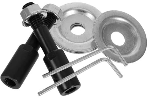COLLBATH Adaptadores para Eje de Muela de Amolar 8 Mm, Varillas de Extensión de Acero para Motor Eléctrico 775, Accesorio de Pulido y Esmerilado para Amoladora de Banco, 2 Juegos