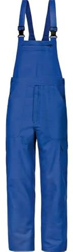 Wellwork - Basic Cargo-Latzhose Arbeitslatzhose Arbeitshose Kornblau 100% Baumwolle Gr.42-68/24-30/90-110 (66, Kornblau)