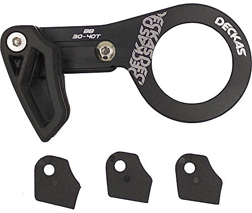 DECKAS Chain Guide BB Mount 7075 Aluminium Alloy Mount Bike Chain Guard MTB Bicycle Chain Protector 30-40T (Black)