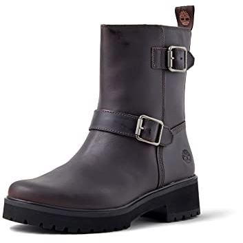 Timberland Women's Carnaby Cool Biker Boot Ankle, Terre, 38.5 EU