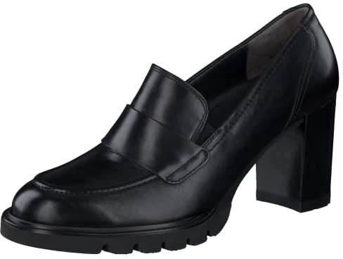 Paul Green Damen Hochfront-Pumps, Frauen Klassische Pumps,Court Shoes,stöckelschuhe,Absatzschuhe,high Heels,Heels,Schwarz (SCHWARZ),40 EU / 6.5 UK
