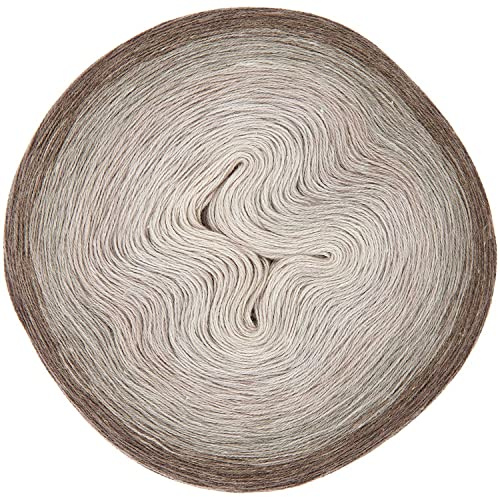 Rico Design Creative Cotton Dégradé Lucky 8 Strickwolle 1 Knäul Dreiecktuch 200g 800m Nadelstärke 3,5 Ganzjährig 50 Baumwolle 50 Polyacryl Schonwaschgang 30°C Farbe 019