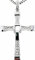 CoopO Silberne Fast And Furious Dominic Toretto Vin Diesel Kreuz Halskette Schmuck (Size : Large Silver 21g)