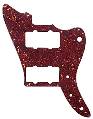 Hanabitx Gitarr Pickguard för US Jazzmaster PAF ingen rytm kontroll gitarr pickguard gitarr repplatta tillbehör