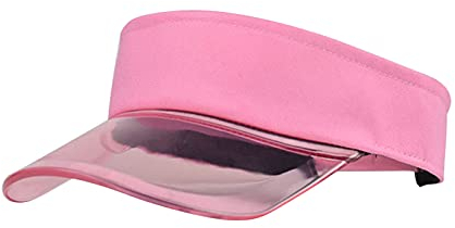 Generic Sonnenvisier Transparente Sonnenschild Sonnenhut Damen Visor Cap Sport Sonnenschutz Strand Sonnenblenden Hut UV-Schutz Kappe Sommer für Golf Tennis Sonnenhut