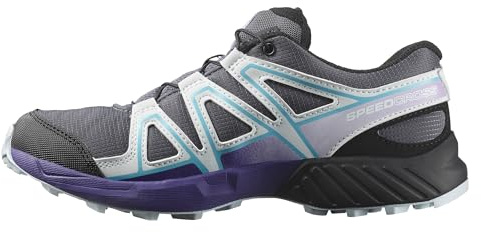 Salomon Unisex Kids Speedcross Trail Running Shoe, Turbulence Ballad Blue Liberty, 1 UK Child