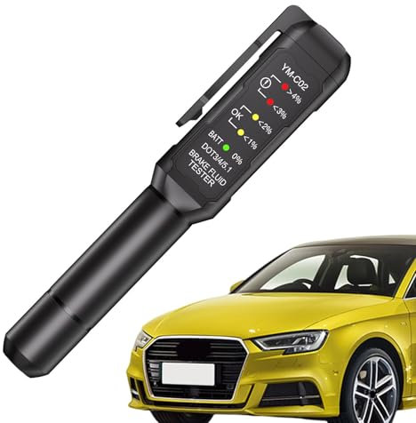 Vérificateur de liquide de frein, détecteur de liquide de frein | Testeur de liquide hydraulique haute sensibilité, outil de test de Diagnostic de frein,Analyseur d'humidité d'huile compact, testeur d