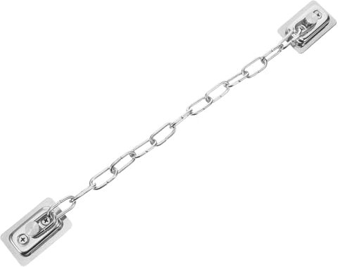 DIYEAH Serratura Catena in Acciaio Inossidabile Per Porta e Finestra Blocco Sicurezza Antintrusione Casa Appartamento Ufficio Facile Installazione e Alta Resistenza