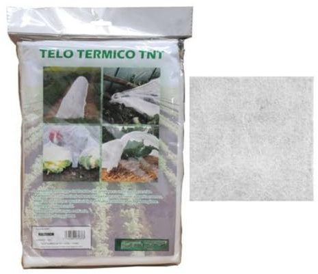 Generico Lona térmica anticongelante para plantas, 2,40 x 10 m, tejido no tejido TNT 30 g/m², cubierta invernal transpirable para huertos y jardines, protección contra heladas, viento e intemperie