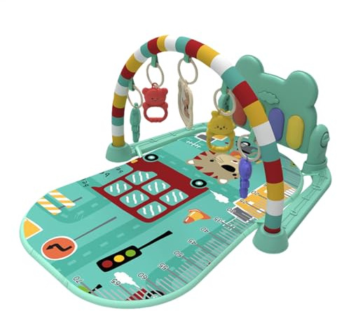 Alfombra De Actividad Para Bebés - Piano De Juego Creativo, Alfombra De Gimnasia Para Niños Pequeños, Desarrollo Sensorial Musical | Juego Interactivo Para Bebés De 0 A 36 Meses, Crecimiento De