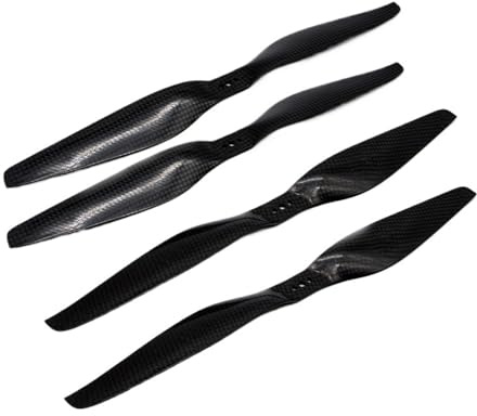 Sustituto ligero Paquete de 4 hélices carbono compatibles con 12 pulgadas y 13, kit Dron hexacóptero, accesorios for drones, cuadricóptero 30cm, 1255, 33cm, 1355(1255 prop 2 pair)