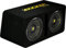 Kicker 44DCWC102 Dual Bass Reflex Box DCOMPC102 Black