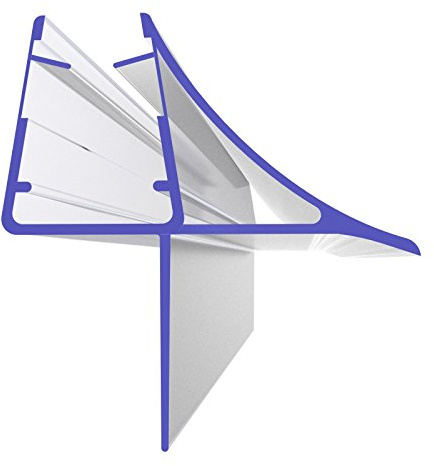 Ersatzdichtung 70cm 700mm für 5mm, 6mm, 7mm und 8mm 8806 Glasstärke Duschdichtung Wasserabweiser Ersatzdichtung Duschprofil Duschtürdichtung