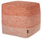 Beliani Pouf Sitzpouf Fußstütze Baumwolle orange modern Hirri