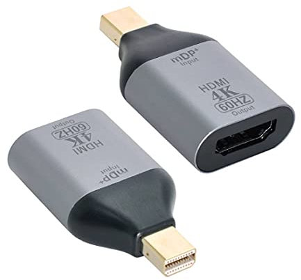 chenyang Mini DP DisplayPort entrada de fuente macho a HDMI salida de fregadero hembra pantallas 4K a 60Hz Ultra HD convertidor adaptador para portátil Mac