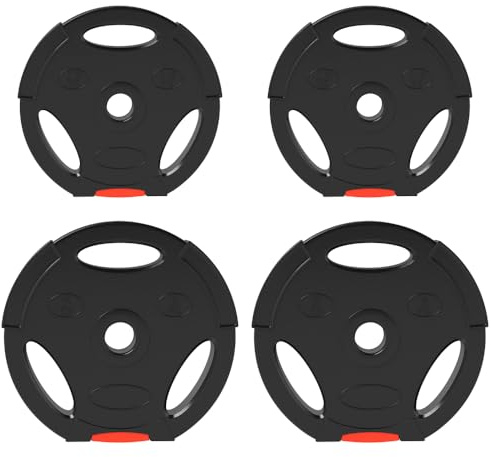 MUZHIXIANG Hantelskivor Set 4-pack Viktskivor För Styrketräning Hemmagym Med 25 mm Borrning För Hantelstång