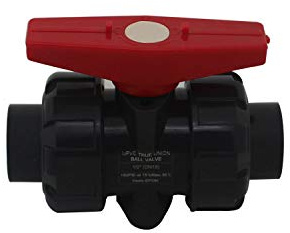 Valvula de bola pvc 20 25 32 40 50 63 75 90 110mm valvula pvc encolar valvula esfera agua tuberia piscina agricola grifo bola llave de paso pvc (Diámetro Interno 90mm)