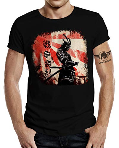 T-shirt pour les fans d'arts martiaux du Japon Samurai Tokio, Samurai II., M