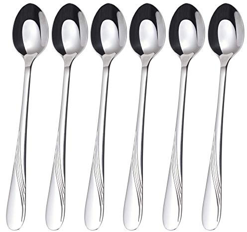 GRÄWE Longdrinklöffel 6 Stück, Edelstahl, Serie Stralsund