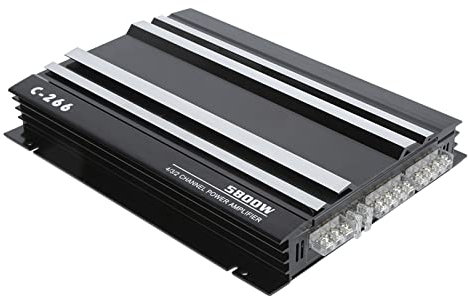Amplificatore Stereo per Auto, Amplificatore per Auto Ad Alta da 5800 W 12 V Subwoofer Audio Stereo Portatile Hi Fi