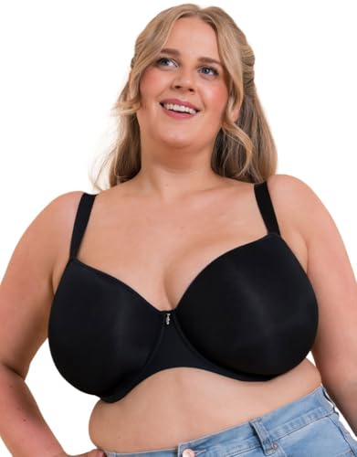 Curvy Kate Soutien-gorge plongeant Smoothie Spacer pour femme, Noir/blanc, 34HH