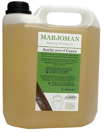 Olio per zoccoli di bue | Formato da 5 litri | Attrezzatura per cavalli | Prodotto di selleria per uso equestre e di dressage di Los Nietos