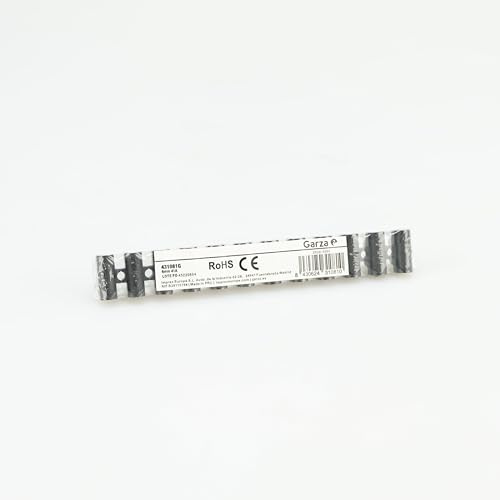 clema eléctrica 6mm, 41a, color negro - conexiones seguras para instalaciones eléctricas y proyectos de montaje.