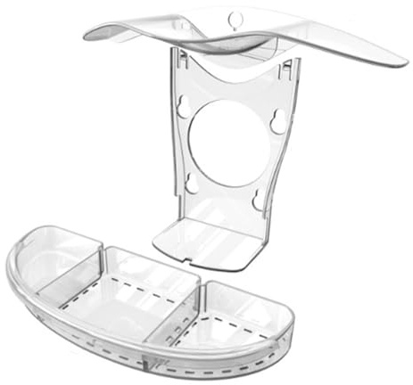 Casa de alimentación resistente a la intemperie, de alta capacidad, comederos para pájaros silvestres, para amantes de la naturaleza, suministros para amantes de las aves