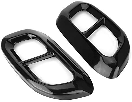 Auspuffrohrabdeckung, 2 Stück Edelstahl Schwanzkehlendekor 4 Auspuffschwanzverkleidung für GLC GLE GLS W167 X253 X167 Schwanzkehlenabdeckung