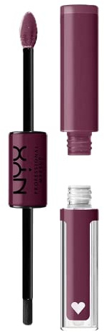 NYX Professional Makeup Lipgloss, Hochpigmentierte und langanhaltende Formel, Nicht abfärbend, Shine Loud, Make It Work
