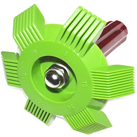 Eayoly Redresseur d'aileron de radiateur de Voiture | Redresseur d'ailettes de climatiseur | Accessoire de Brosse de climatisation pour Nettoyer l'évaporateur de radiateur de réfrigération Automobile