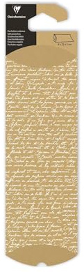 Clairefontaine 618015C - Pochette cadeau, 8x22cm, Baudelaire- Paquet de 6