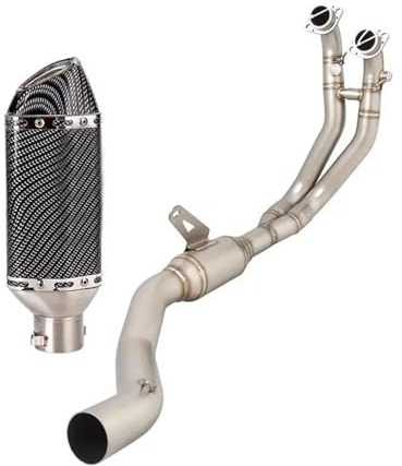 MKYOKO S&istema De Escape Completo para Motocicleta, Tubo De Enlace Delantero, Silenciador DB Killer De 310 Mm para Aprilia RS660 RS 660 2021 2022 2023