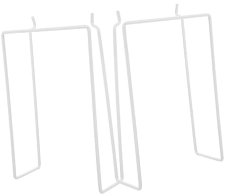 Alipis 2piezas Percha Para Tablero Perforado Ganchos Resistentes De Alambre De Organizador De Herramientas De Metal Para Útiles De Oficina Accesorios De Escritorio y Almacenamiento Garaje