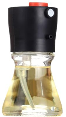 Glass Dispenser - 80ml Vinegar and Condiment Container,Compact Glass Bottle For Kitchen,for Restaurant Bar BBQ Chef Air Fryer Grill Baking Salad Kitchen