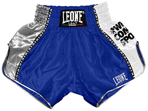 LEONE 1947, Training Pantaloncino Kick-Thai, Unisex – Adulto, Blu, XL, AB760