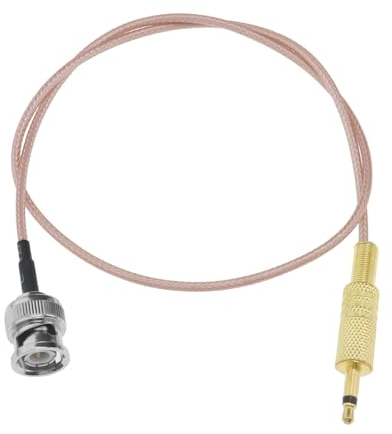 EMSea BNC auf 3,5 mm Audio Adapter, 0,5 m Länge, Stereo Stecker, für Antenne, CCTV, Kamera, Monitor, Radio